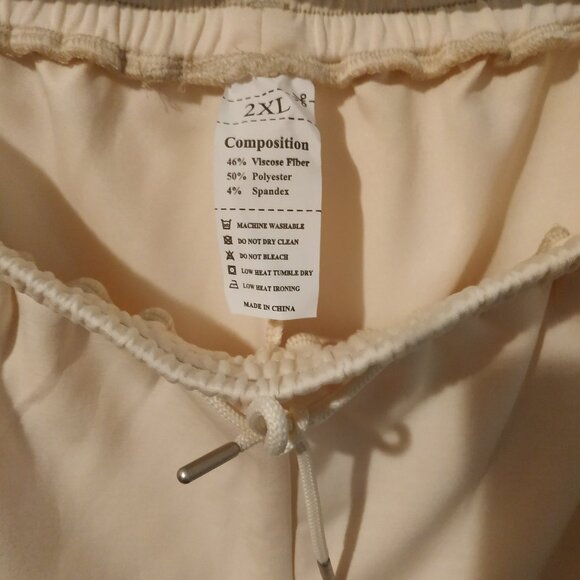 Wide Leg Fleece Lined Baggy High Waisted Sweatpants with Pockets - Picture 7 of 7